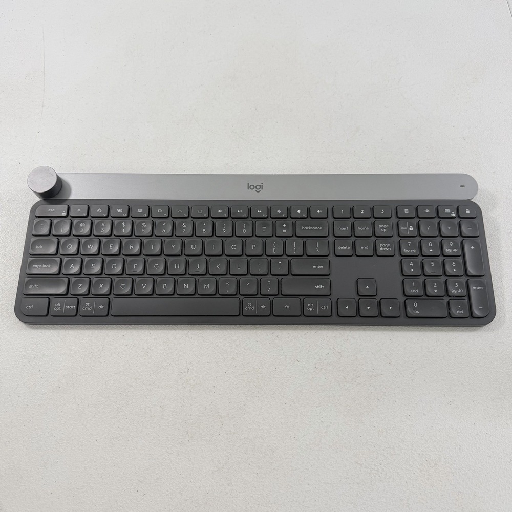 Logitech Craft Advanced Wireless Keyboard Creative Input Dial Backlit Bluetooth